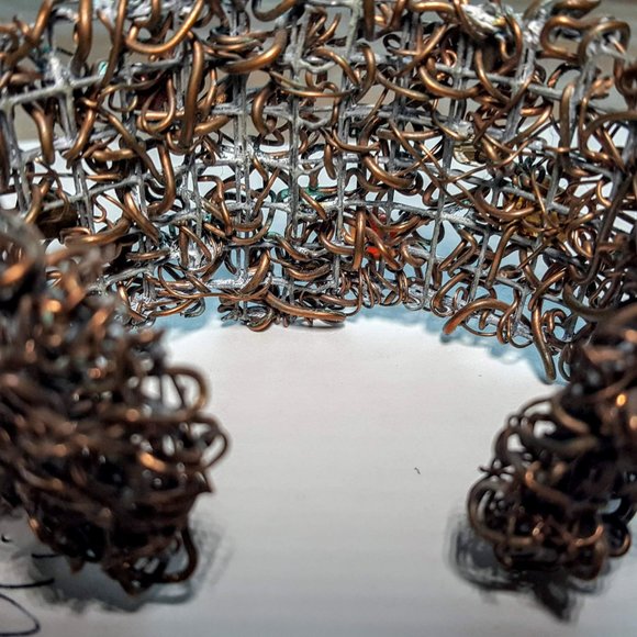 Artisan made copper cuff - Picture 4 of 6